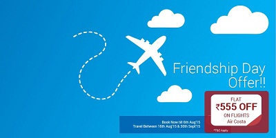 India Desire : Via.com Air Costa Offer: Get Flat Rs. 555 Off On Flights Tickets From Via.com
